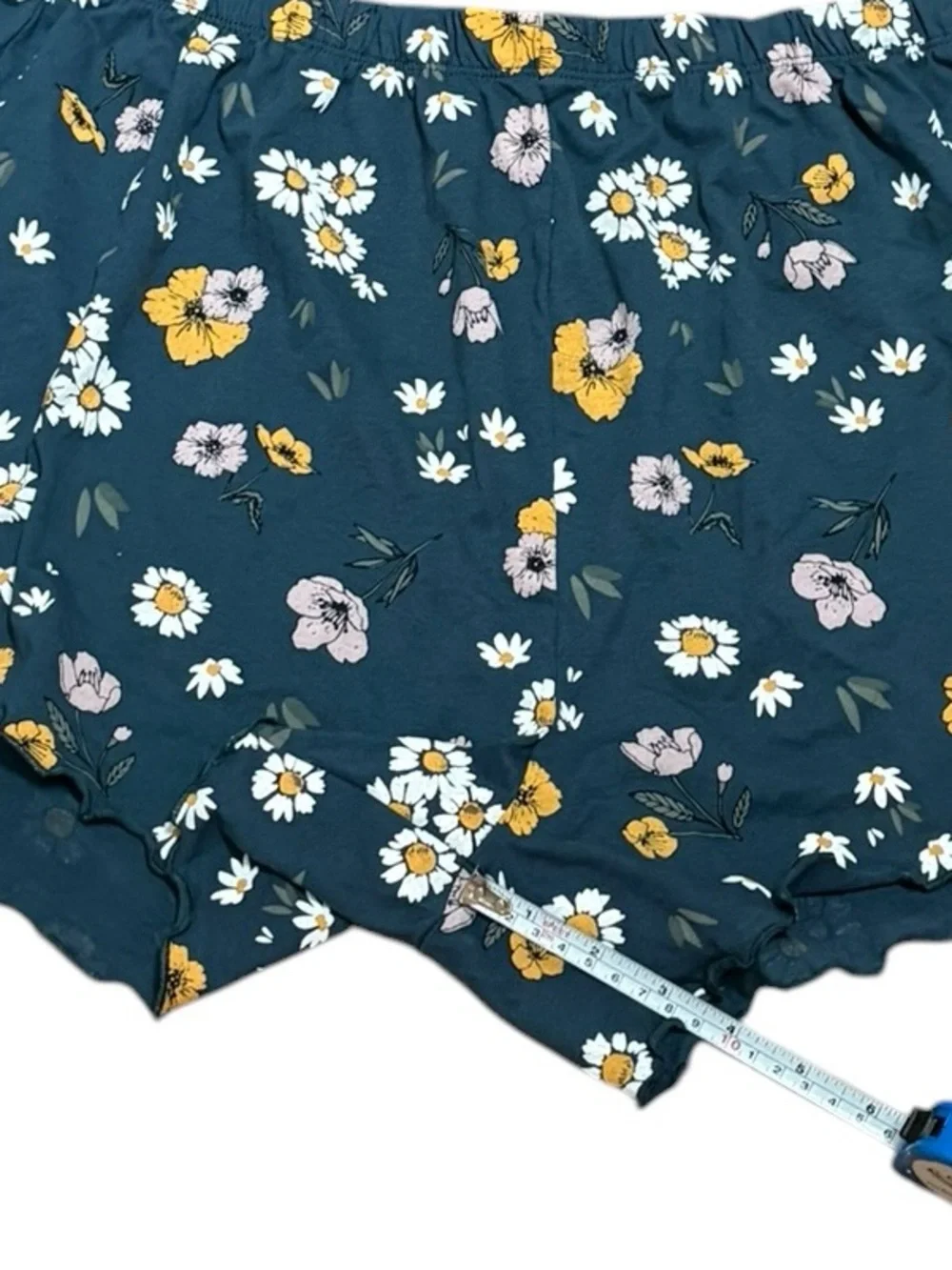 Janis Joplin Navy Floral Two-Piece Sleep Set - Daisy Print, M/L